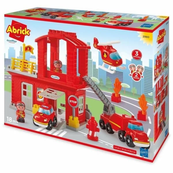 Konstruktionsspil Ecoiffier Fire Station