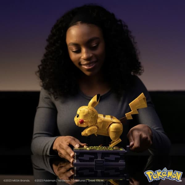 Byggesett Pokémon Mega Construx - Motion Pikachu 1095 Deler