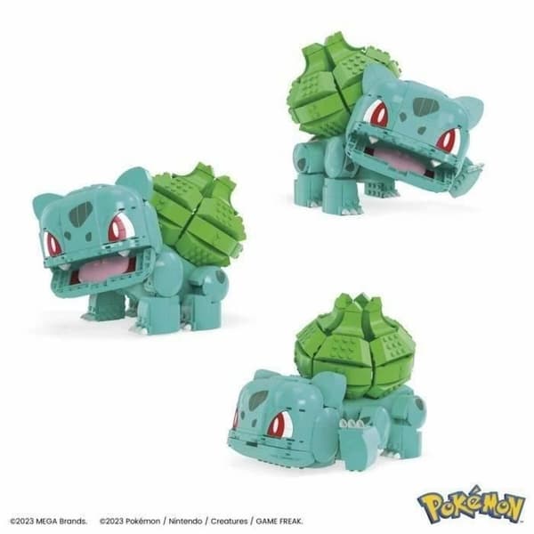 Rakennussarja Pokémon Mega Construx - Jumbo Bulbasaur 789 Kappaletta