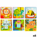 Pikkukuva 1 / 7: Lasten palapeli Lisciani Giochi 16 x 0,1 x 16 cm Ohjauslevy 24 Kappaletta 4 Kappaletta (6 osaa)