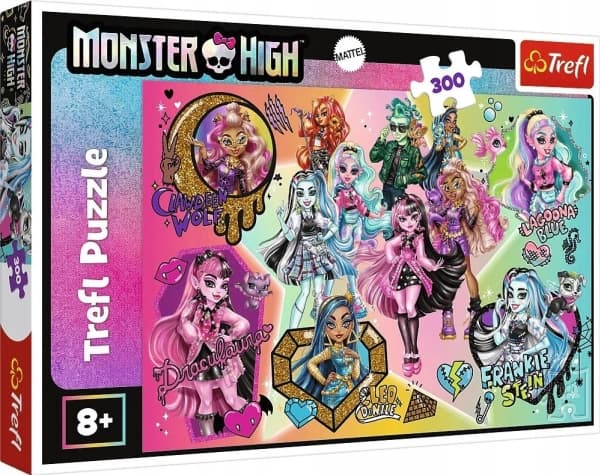 Trefl Pussel 300 element Zombie górą Monster High
