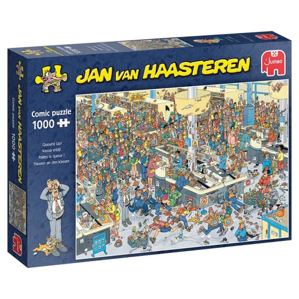 Jan Van Haasteren Queued Up! Palapelit 1000 kappaletta