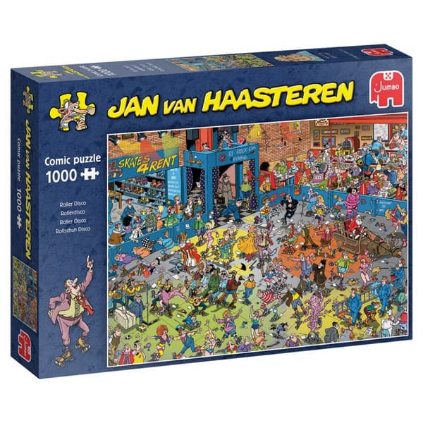Jan Van Haasteren Roller Disco Puslespil med 1000 brikker