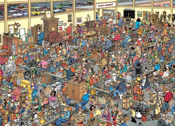 Jan Van Haasteren The Antique Show Palapelit 1000 kappaletta
