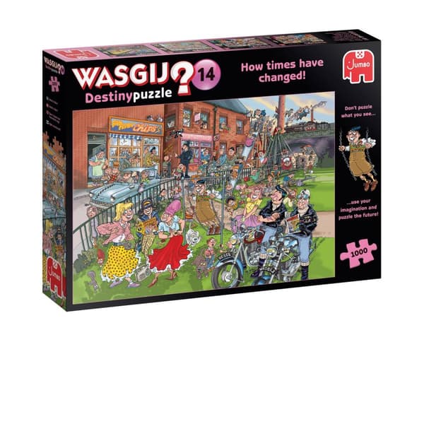 Wasgij Destiny 14 How Times Have Changed Puslespil med 1000 brikker