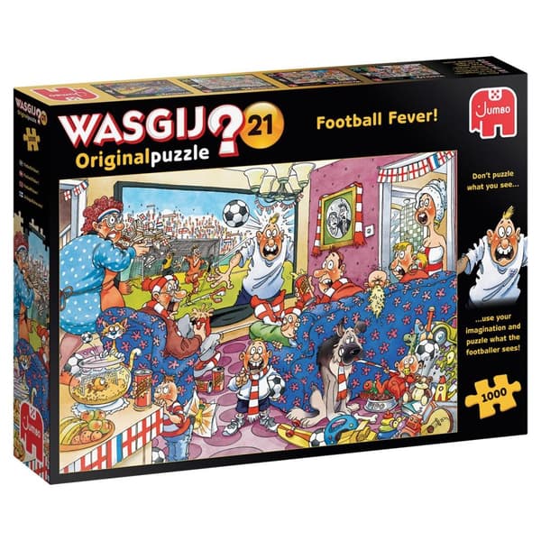 Wasgij Original 21 Football Fever! Puslespil med 1000 brikker