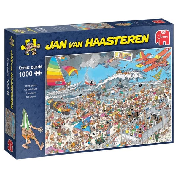 Jan Van Haasteren At the Beach Puslespil med 1000 brikker