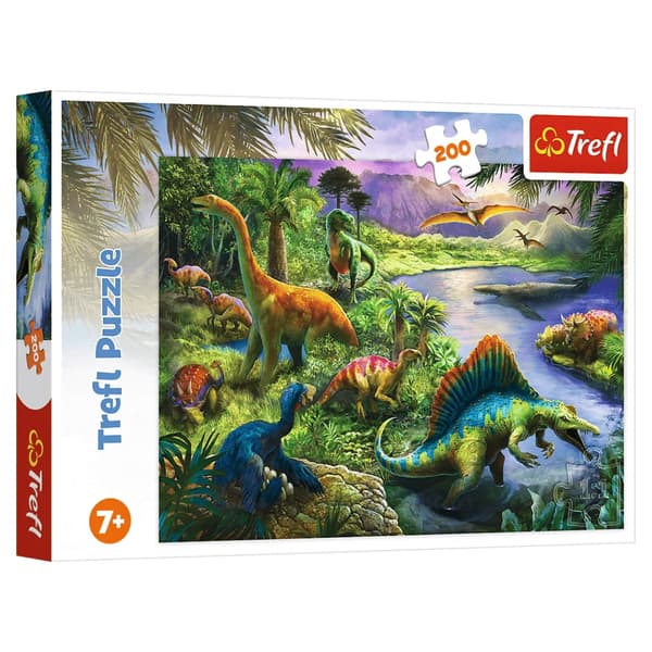 Trefl Rovende dinosaurer 200 Brikker