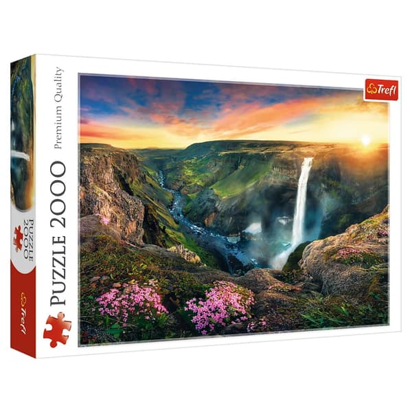 Trefl Háifoss Waterfall, Iceland 2000 Brikker