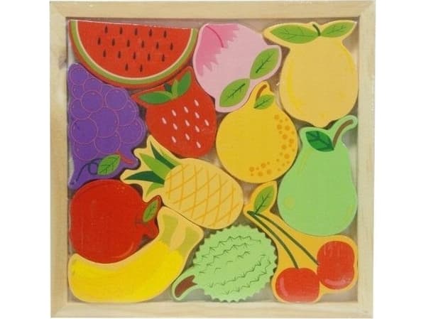 PuzzleOK Puinen 3D-palapeli - Hedelmät