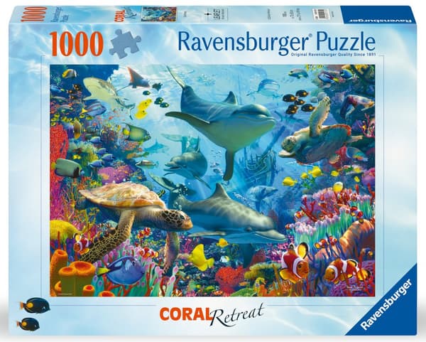 Pussel Coral Reef Retreat 1000 bitar, Ravensburger