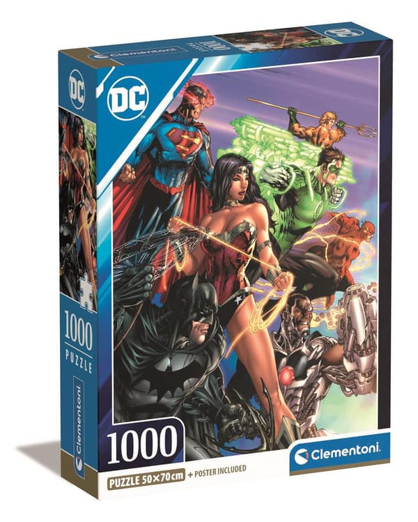 Pussel 1000 bitar High Quality Collection DC Comics, Clementoni