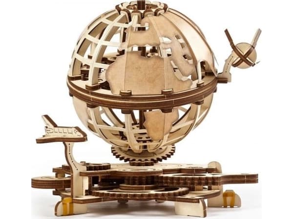 UGEARS UGEARS Pussel 3D Globe Trä Mekanisk modell för vikning