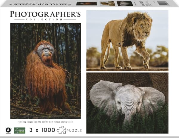 Dėlionė Krups Ambassador Wildlife 3x1000 Pieces (Donal Boyd)