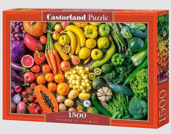 Castorland Puzzle 1500 palaa Touche vitamiinit