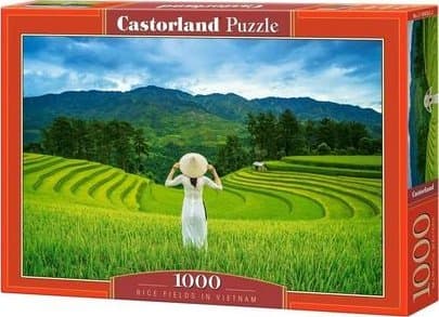 Castorland Puzzle 1000 riisipeltoa Vietnamissa CASTOR