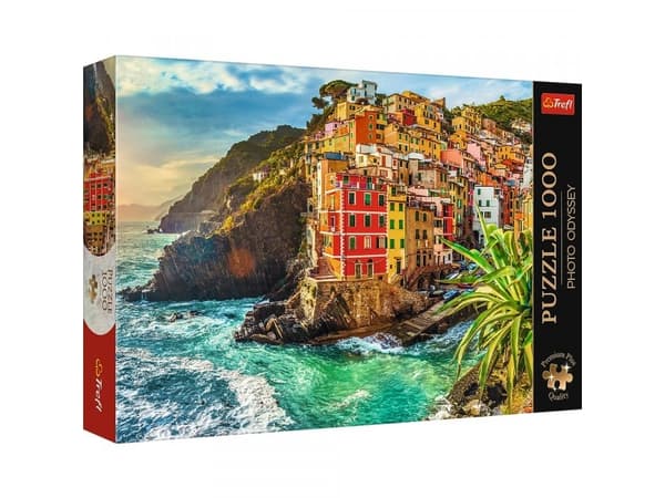 Trefl Puzzle 1000 elementtiä Premium Plus Quality Riomaggioren kaupunki Italiaa