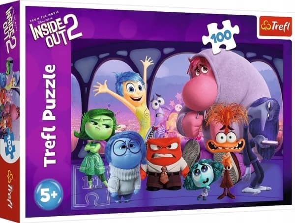 Trefl Puslespill 100 brikker Inside Out 2