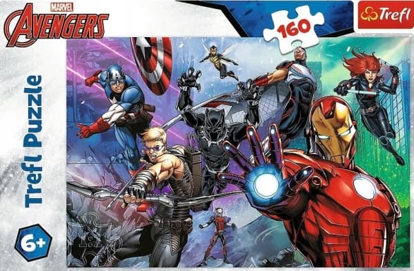 Trefl PUZZLE 160 EL TERNINGER ALLTID KLARE HELTER P12