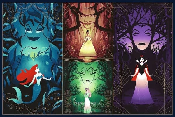 Trefl PUZZLE 2X200EL KUPLER STEV DISNEY PRINCESS PU8
