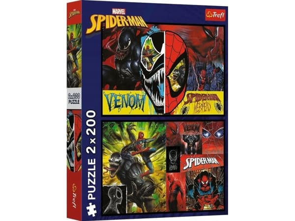 Trefl PUZZLE 2X200EL TREFL SPIDERMAN DZIEN I NOC PUD8
