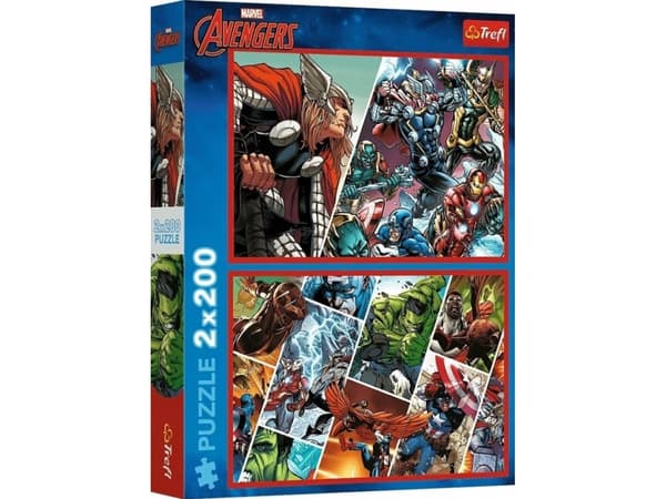 Trefl PUZZLE 2X200EL CLUES DEFENDER OF THE WORLD PUD8