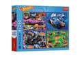 Miniatyrbild 2 av 2: Trefl PUZZLE 4X250 TREFL HW WYSCIGOWE AUTA PUD6
