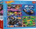 Miniatyrbild 1 av 2: Trefl PUZZLE 4X250 TREFL HW WYSCIGOWE AUTA PUD6