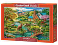 Miniatyrbilde 2 av 2: Castorland Puzzle 2000 Idyllic House with Horses CASTOR
