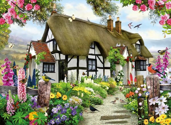 Pussel Thatched Cottage 500 bitar, Ravensburger