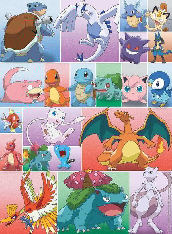 Pussel Pokémon 2x500 bitar, Ravensburger