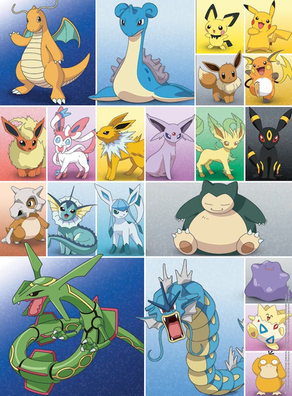 Pussel Pokémon 2x500 bitar, Ravensburger