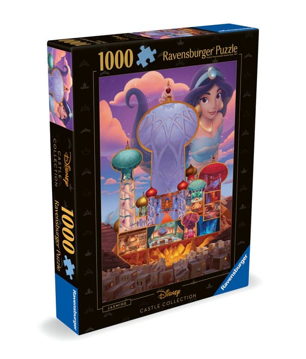 Pussel Disney Castles Jasmine 1000 bitar, Ravensburger