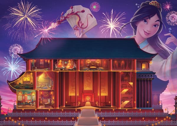 Pussel Disney Castles Mulan 1000 bitar, Ravensburger