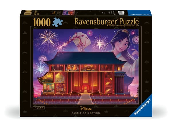 Pussel Disney Castles Mulan 1000 bitar, Ravensburger