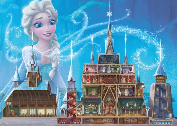 Disney slott Elsa 1000 Puslespill brikker, Ravensburger