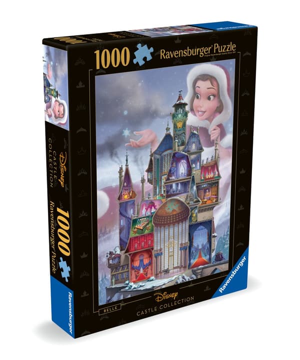 Disney Castles Belle pussel 1000 bitar, Ravensburger