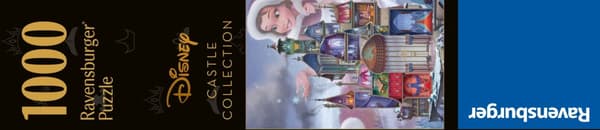 Disney Castles Belle pussel 1000 bitar, Ravensburger