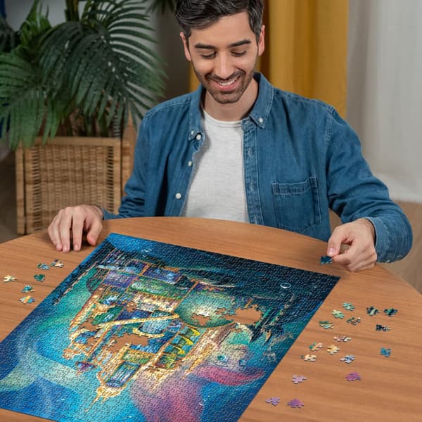 Pussel Disney Castles Ariel 1000 bitar, Ravensburger