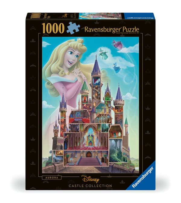 Disney Castles Aurora Pussel 1000 bitar, Ravensburger