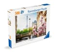 Miniatyrbilde 4 av 5: Vår i Paris Puslespill 500 brikker, Ravensburger