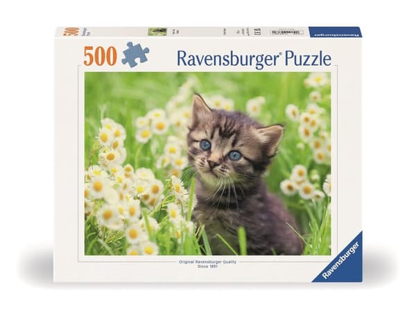 Pussel Kitten In The Meadow 500 bitar, Ravensburger