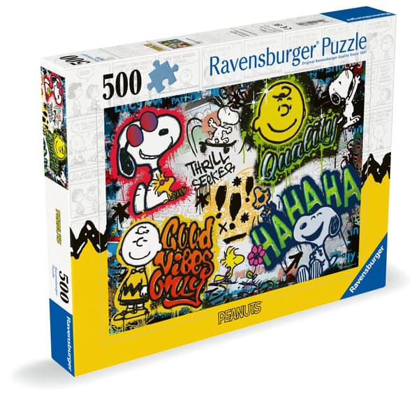 Pussel Snoopy Graffiti 500 bitar, Ravensburger