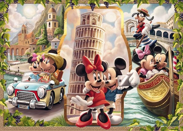 Pussel Vacation Mickey & Minni 1000 bitar, Ravensburger
