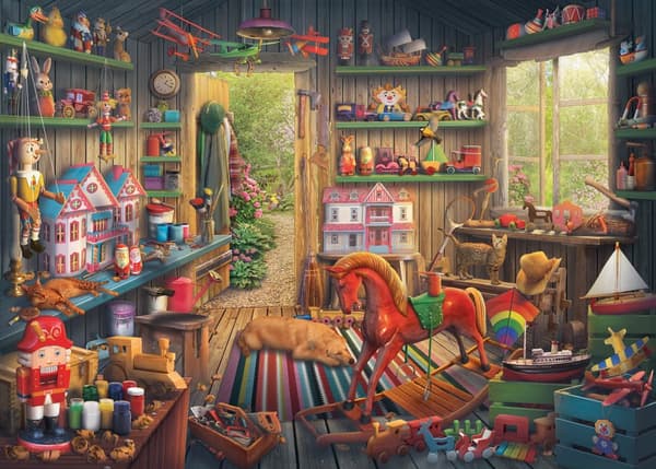 Nostalgic Toys Pussel 1000 bitar, Ravensburger