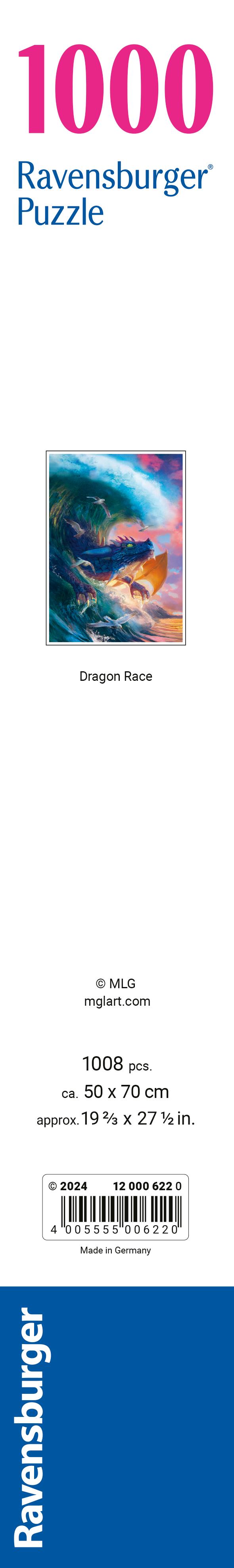 Pussel Dragon Race 1000 bitar, Ravensburger