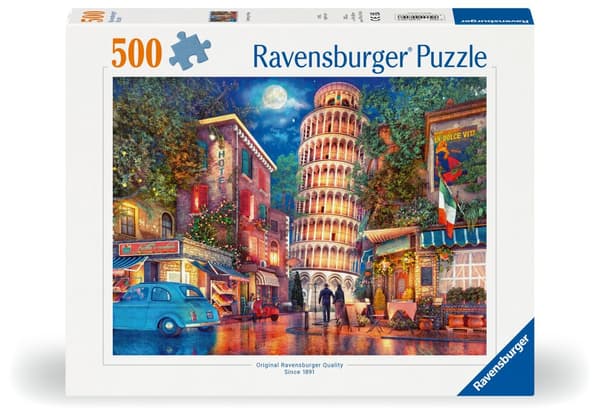 Gatene i Pisa Puslespill 500 brikker, Ravensburger