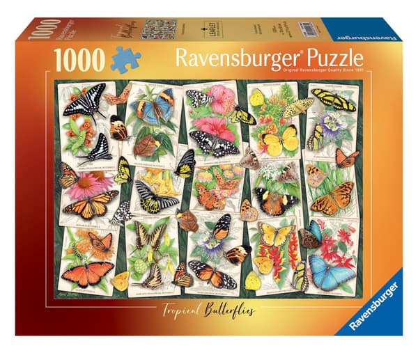 Tropical Butterfly pussel 1000 bitar, Ravensburger