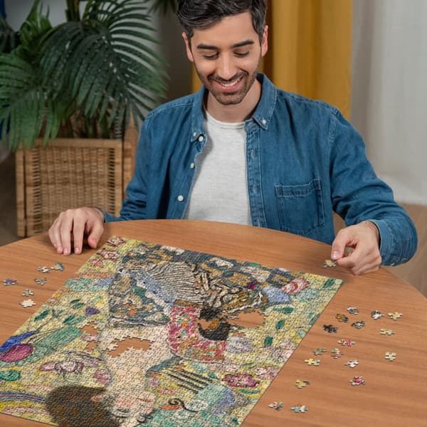 Pussel Lady With A Fan 1000 bitar, Ravensburger