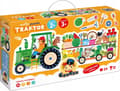 Miniatyrbilde 2 av 2: NICI CzuCzu Moto puslespill traktor